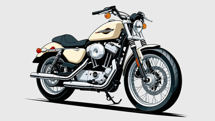 Obraz premium unique and cool motorcycle vector