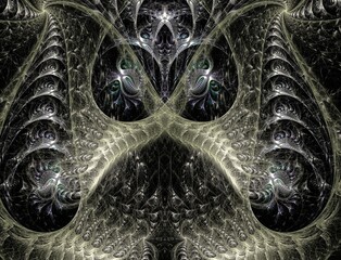 Imaginatory fractal abstract background Image