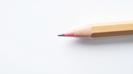 Obraz premium Close-up of pencil on white surface
