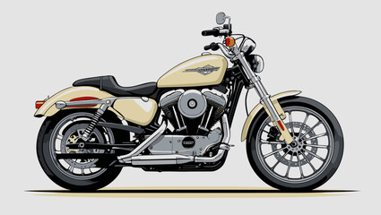 unique and cool motorcycle vector