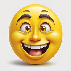 Fototapeta premium Happy face emoji 