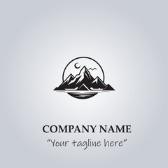 mountain company logo vector illustration
