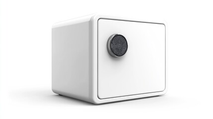 Modern Safe Isolated on White Background