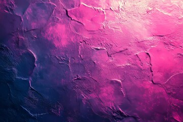 Naklejka premium Neon Pink and Violet Gradient Background with a Grainy Texture, Generative AI
