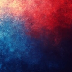Obraz premium Blue-Red Gradient Background with a Grainy Texture, Generative AI