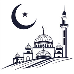 silhouette Ramadan image