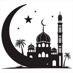 silhouette Ramadan image