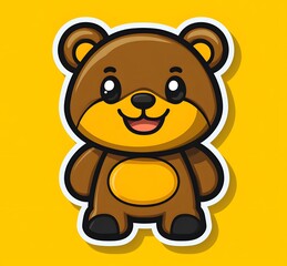 Obraz premium teddy bear cartoon