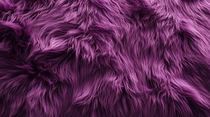 Purple faux fur texture background, close-up studio shot