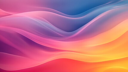 Fototapeta premium Abstract Colorful Waves Flowing Seamlessly