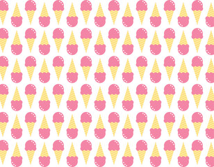 ice cream pattern seamless vector design