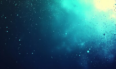 Fototapeta premium Neon Teal Gradient with a Grainy Texture, Generative AI