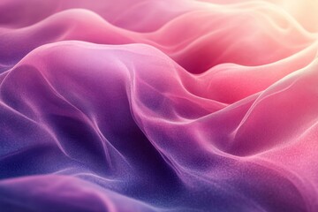 Obraz premium Abstract Gradient Flow in Pink and Purple with a Grainy Texture, Generative AI