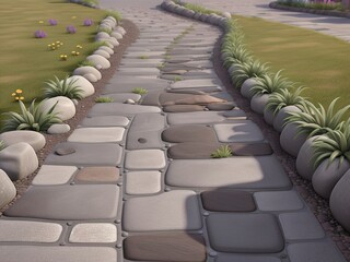 Fototapeta premium chairs in a garden