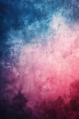 Fototapeta premium Warm Blue-Pink Gradient Background with a Grainy Texture, Generative AI