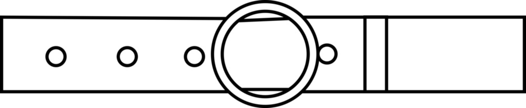black and white belt buckle design clip art preview