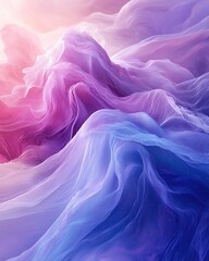 Fototapeta premium Abstract colorful flowing wave patterns.