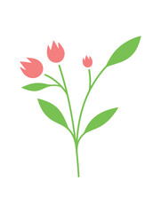 Simple floral illustration.