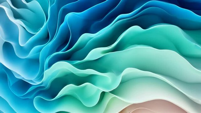 Mesmerizing oceanic wave patterns in dynamic gradient movement