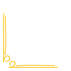 Hand Drawn Corner Border
