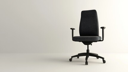 Modern Office Chair in Empty Room