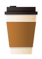 Paper coffee cup illustration	
