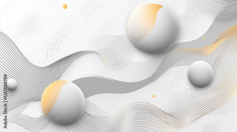 Fototapete Minimalist geometric design with intersecting lines and abstract patterns, Elegant abstract design with featuring marble textures, Modern art style architectural glass façade background.