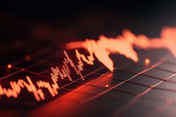 Fototapeta premium fire on the grill