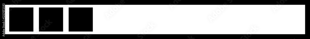 Poster loading black icon vector. download upload progress bar sign symbol button. system software update a