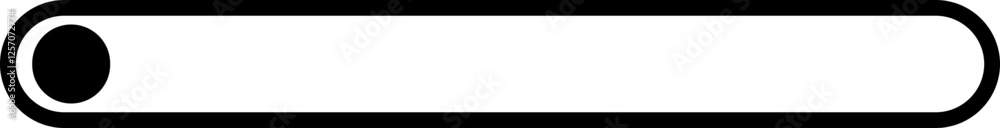 Poster loading black icon vector. download upload progress bar sign symbol button. system software update a