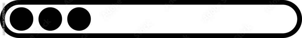 Poster loading black icon vector. download upload progress bar sign symbol button. system software update a