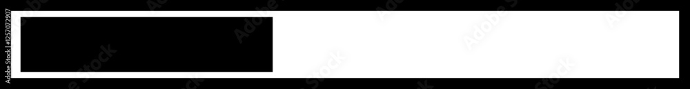 Poster loading black icon vector. download upload progress bar sign symbol button. system software update a
