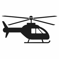 Minimalist Helicopter Art 