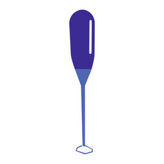 hand held frother vector illustration
