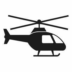 Minimalist Helicopter Art 
