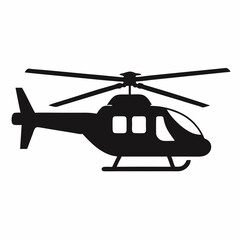 Minimalist Helicopter Art 