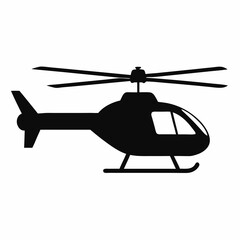 Minimalist Helicopter Art 