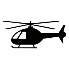 Minimalist Helicopter Art 