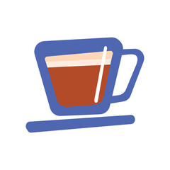 a glass of espresso shot