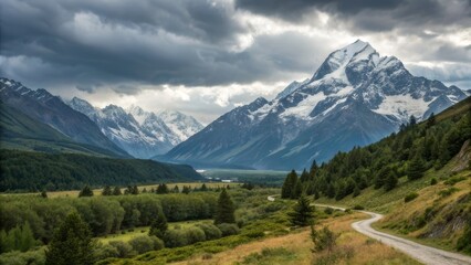 Fototapeta premium mountain landscape in the alps