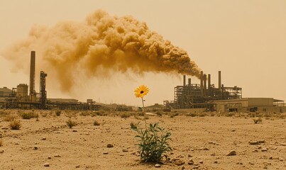 smoke from a factory