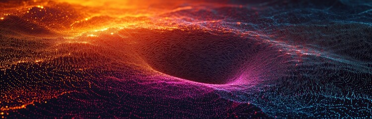 Cosmic Vortex Portal Abstract 3D Wormhole Space-Time Spiral Tunnel Digital Background