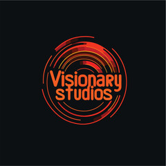 Visionary studios logo design