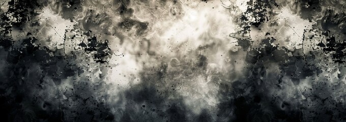 Obraz premium Abstract Grunge Background With Smoke And Splashes. Perfect For Adding A Dramatic Touch To Your Designs.