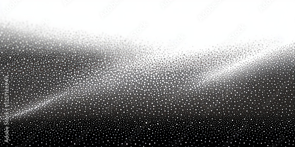Aufkleber monochrome gradient dot stipple background halftone texture abstract minimalism