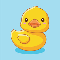 rubber duck on white background