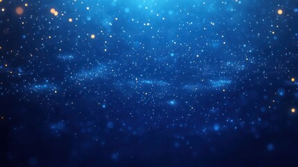 Obraz premium Floating Light Particles Underwater Abstract Tranquil Scene Impressionist Style