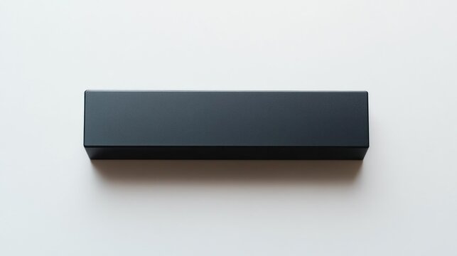 Dark rectangle box on white background for product mockups