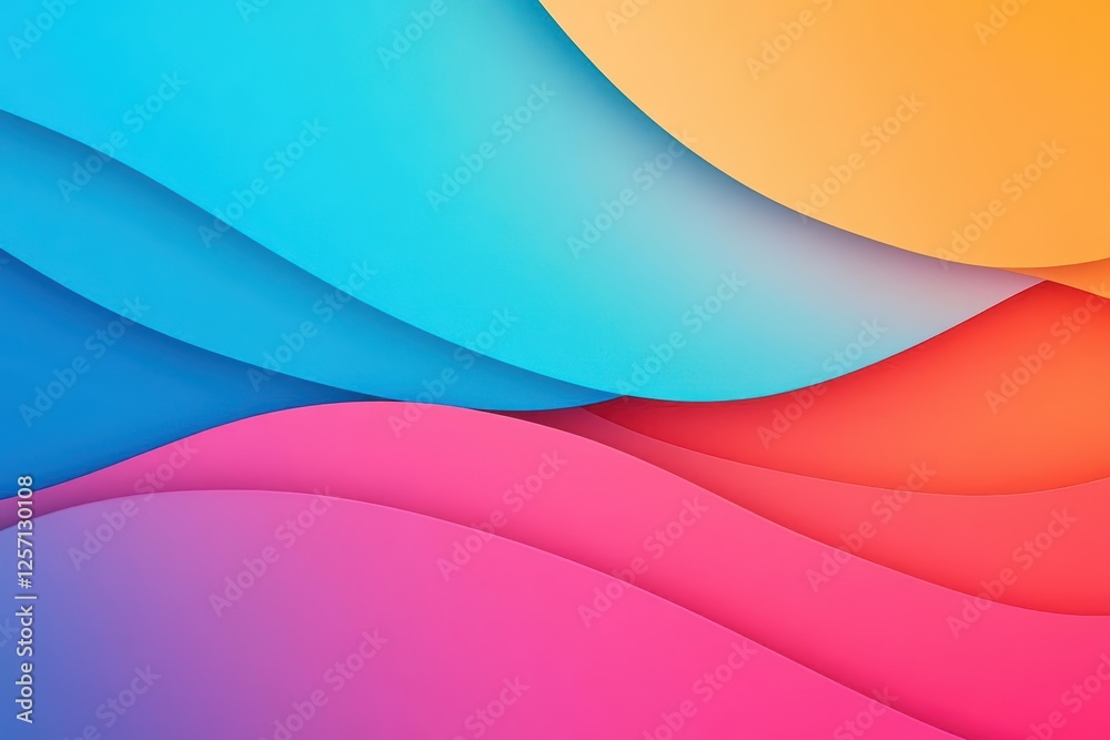 Aufkleber colorful abstract background on a modern smartphone screen with vibrant hues and patterns