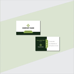 Modern And Minimalist Business Card Template Design. 
